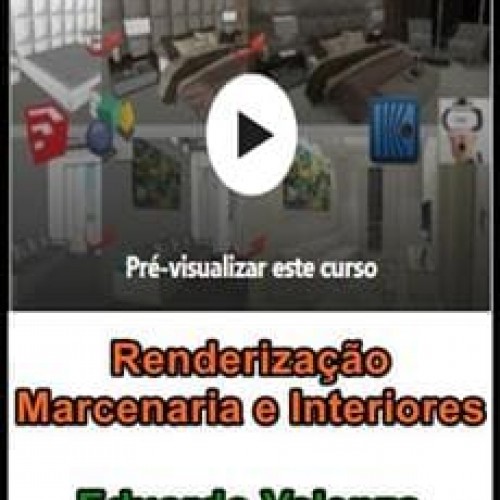 Renderização: Marcenaria e Interiores - Eduardo Valenza